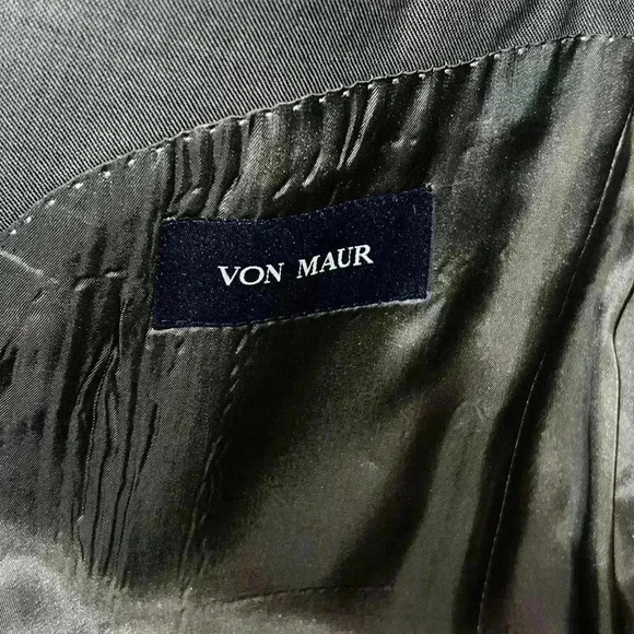 Hart Schaffner Marx Von Maur Gray Sport Coat Blazer Men’s Size 44L - Picture 5 of 7